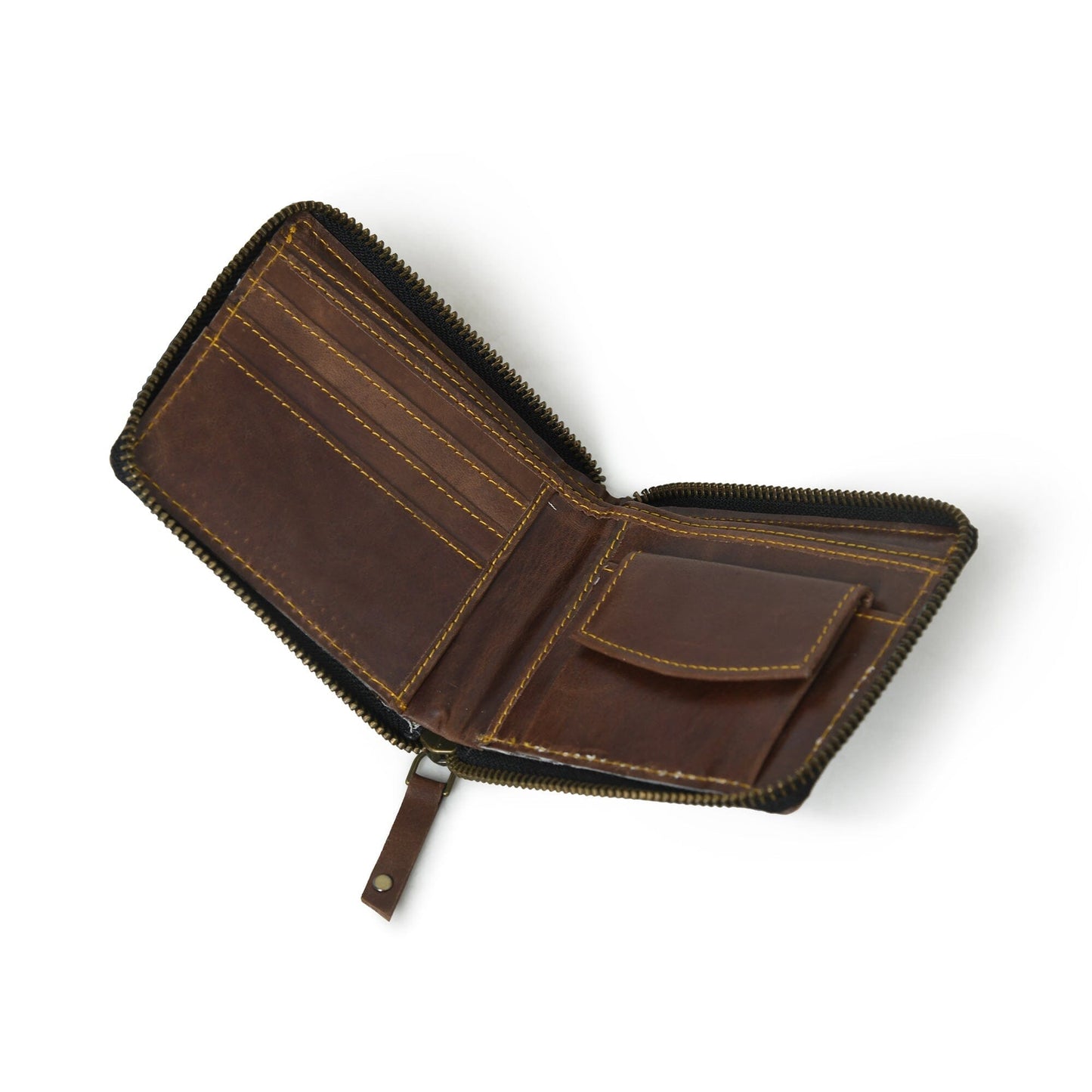 Adams Bi-Fold Wallet- Walnut Brown - Concordia Style Boutique