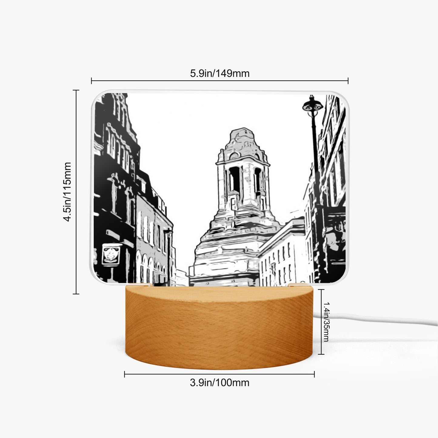 Acrylic Plaque with Stand - "A Grand Place to Be" - Premium Acrylic Plaque from Concordia Style Boutique - Just $12.75! Shop now at Concordia Style Boutique
