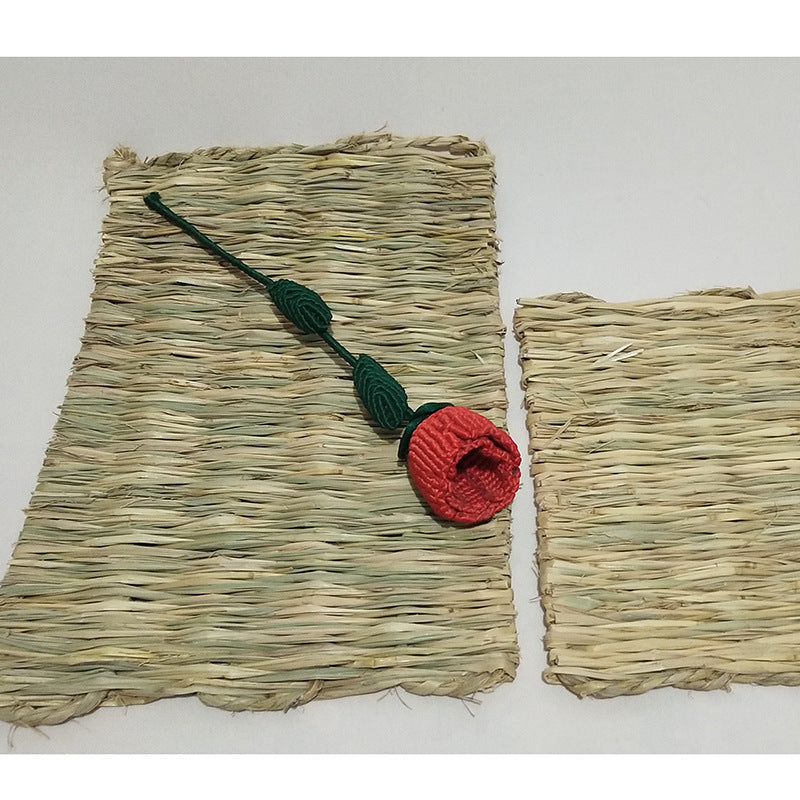 Natural straw mat - Premium Castor Oil from erDouckan - Just $12.25! Shop now at Concordia Style Boutique