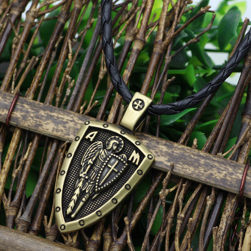 Saint Michael Archangel Pendant Necklace - Concordia Style Boutique