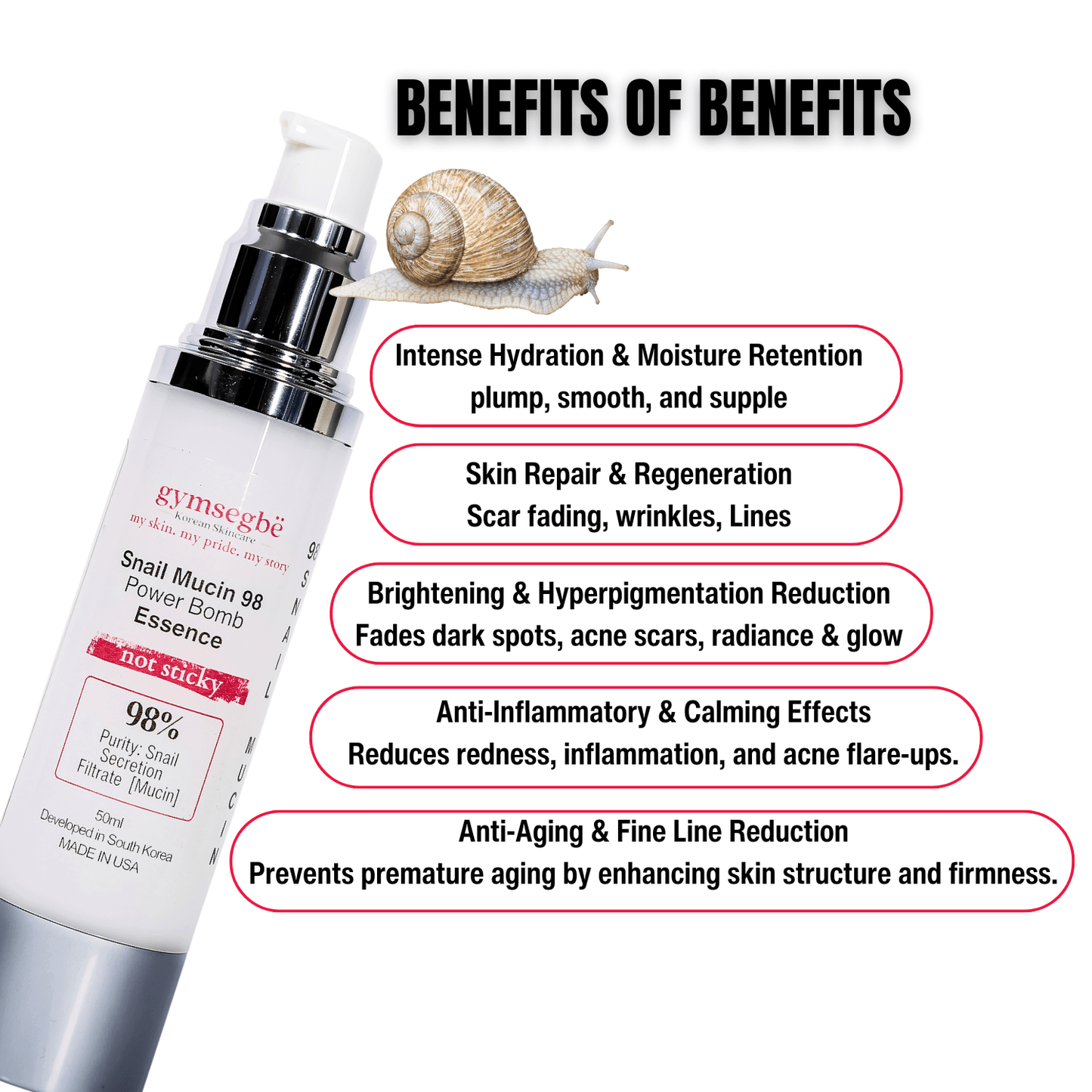 Snail Mucin 98 Power Bomb Essence - Concordia Style Boutique