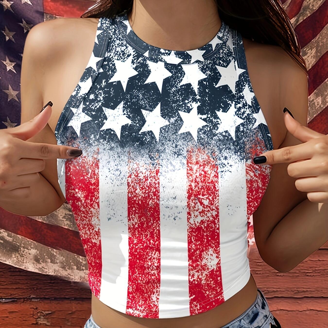 Camisole Top - "Americana" - Premium Camisole from Concordia Style Boutique - Just $23.89! Shop now at Concordia Style Boutique