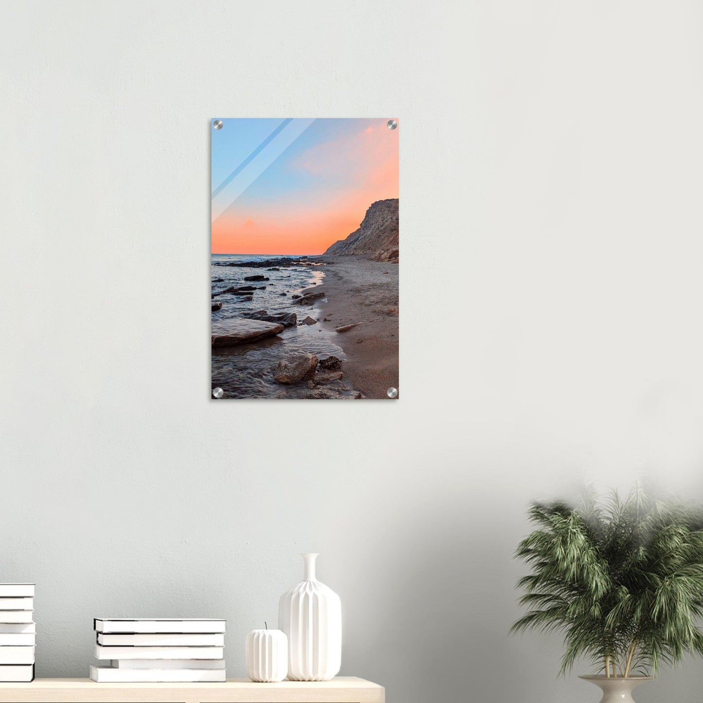 "Mediterranean Sunset" - Acrylic Print