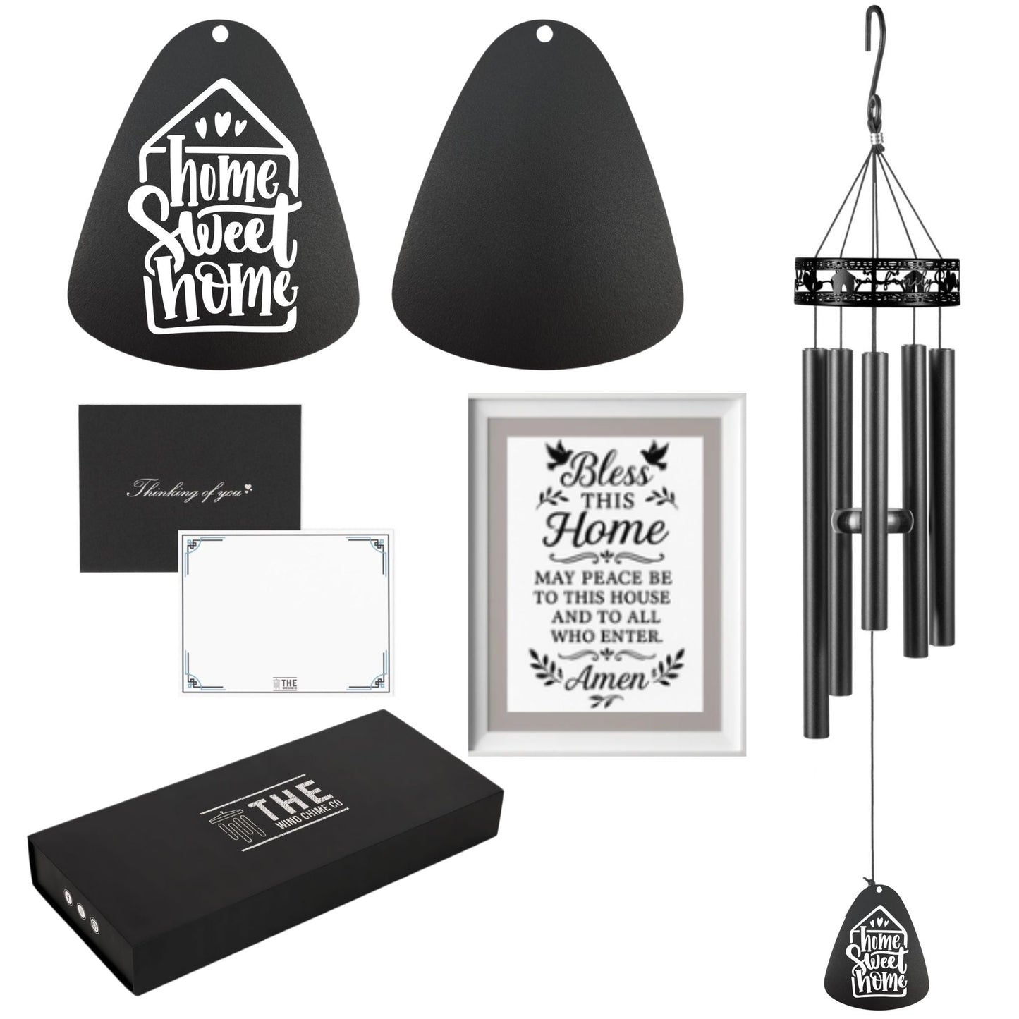 34" Serenity Family-Love Memorial Wind Chimes, Thoughtful Gift For Special Occasions or Reflections