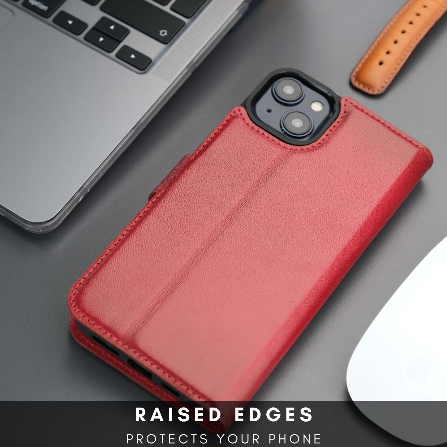 Casper Leather iPhone 15 Wallet Case | Detachable MagSafe Compatible RFID Protection - Concordia Style Boutique