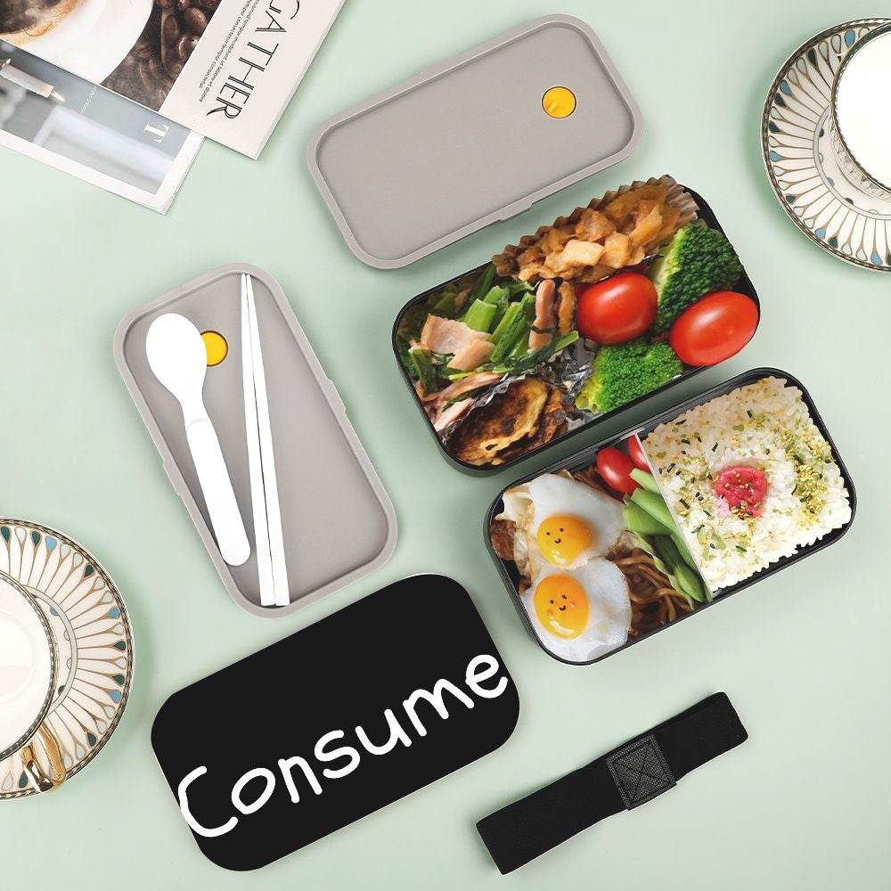 Consume - Double Layer Lunch Box - Concordia Style Boutique