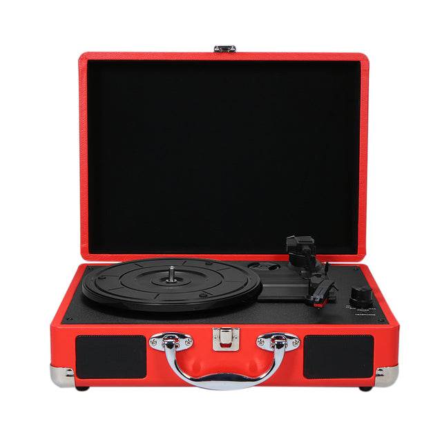 Vintage Portable Phonograph Turntable - Concordia Style Boutique