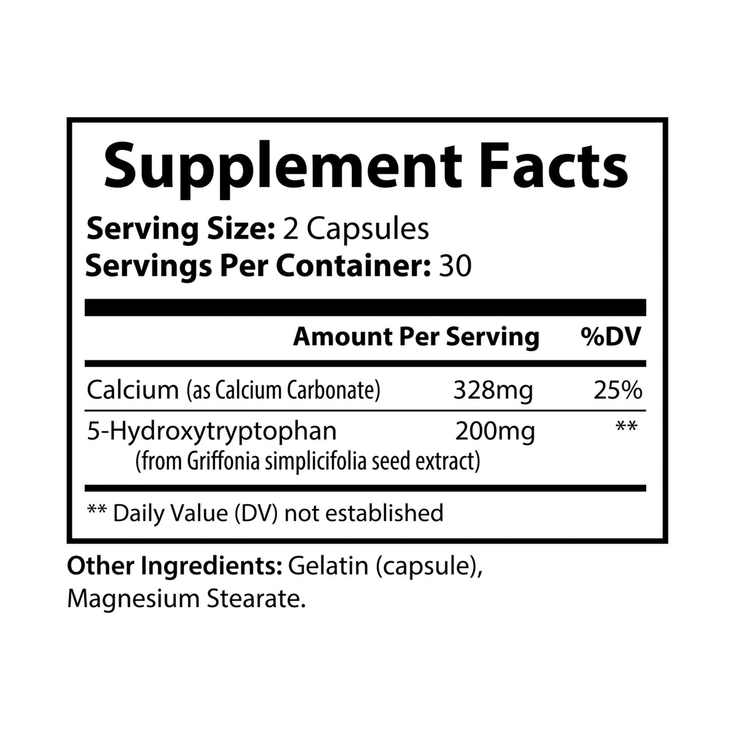 5-HTP Supplement (60 Capsules) - Concordia Style Boutique