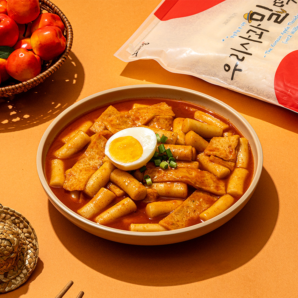 Omd tteokbokki(wheat) with apple flovored red pepper taste - Concordia Style Boutique