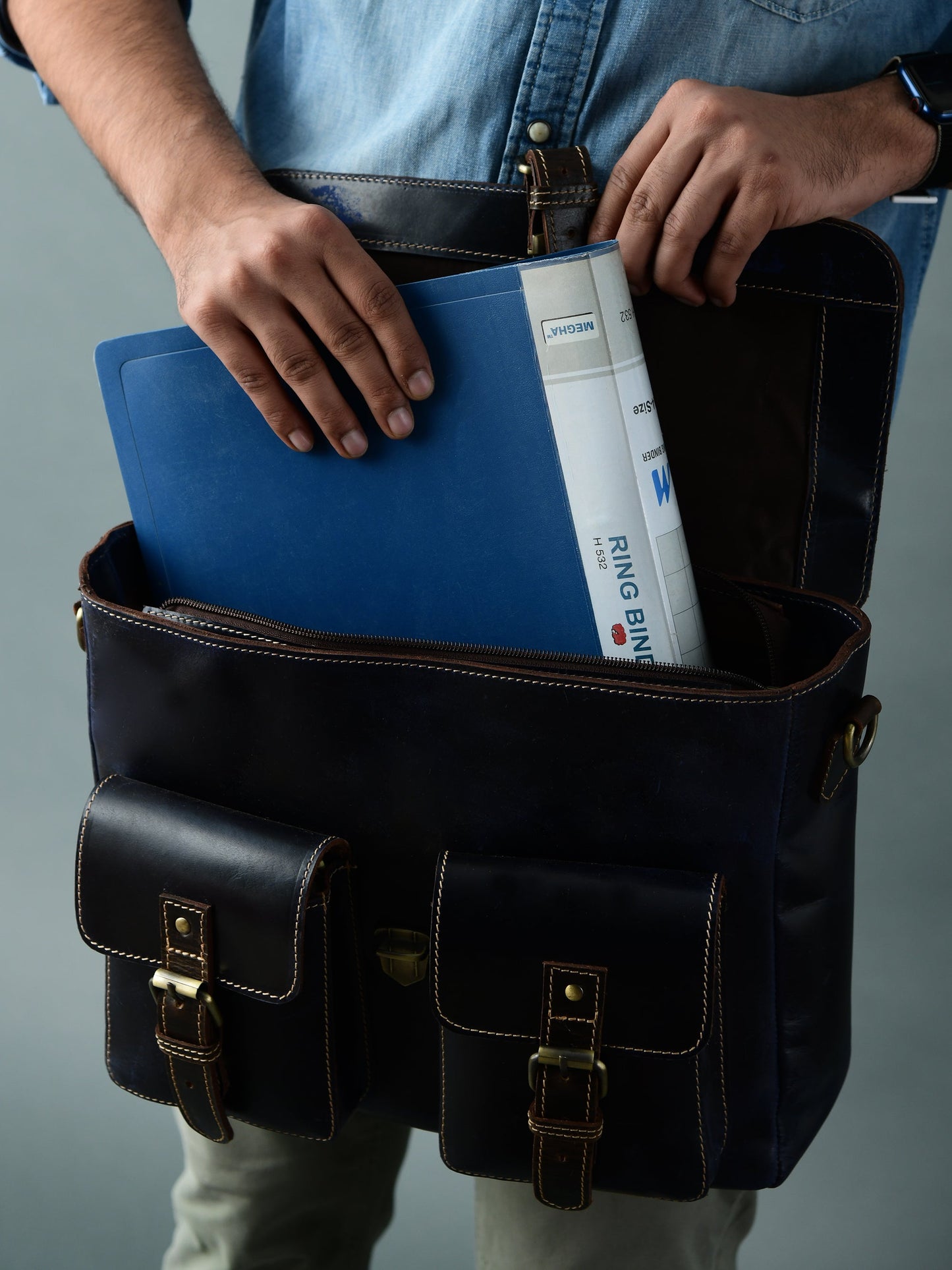 Panther Laptop Messenger Bag - Concordia Style Boutique