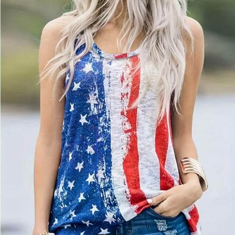 Round Neck Casual Off Shoulder Tank Top - Concordia Style Boutique
