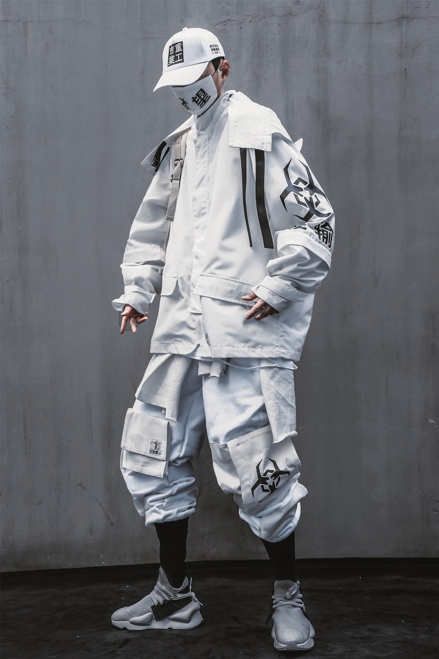 HiJ7 White Atom Bomb Jacket - Concordia Style Boutique