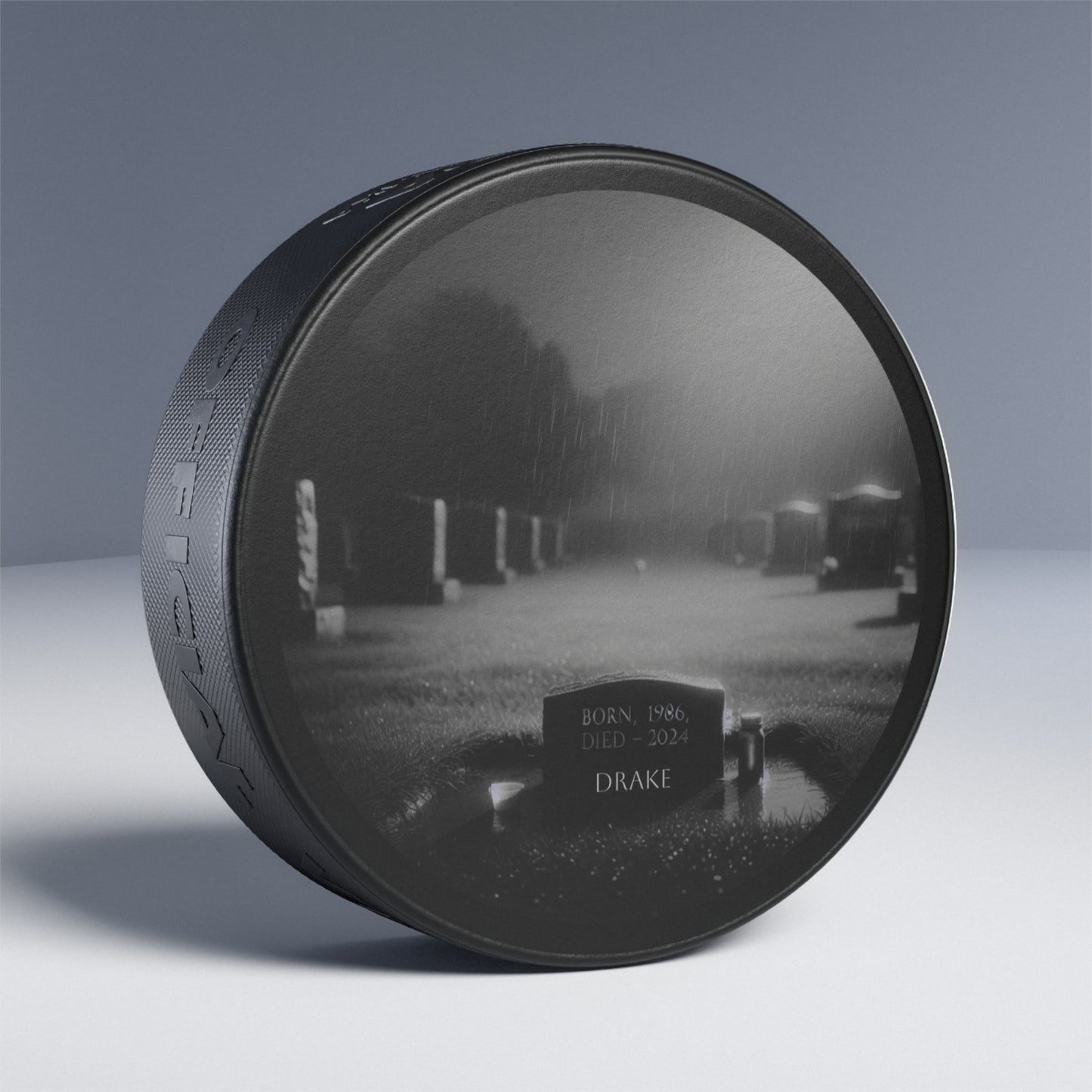 Hockey Puck - "R.I.P." - Premium hockey puck from Concordia Style Boutique - Just $37.98! Shop now at Concordia Style Boutique