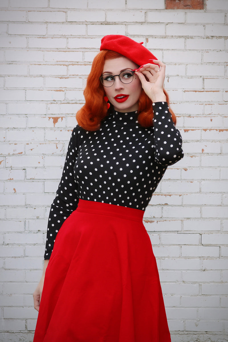 Charlotte Skirt in Red - Concordia Style Boutique
