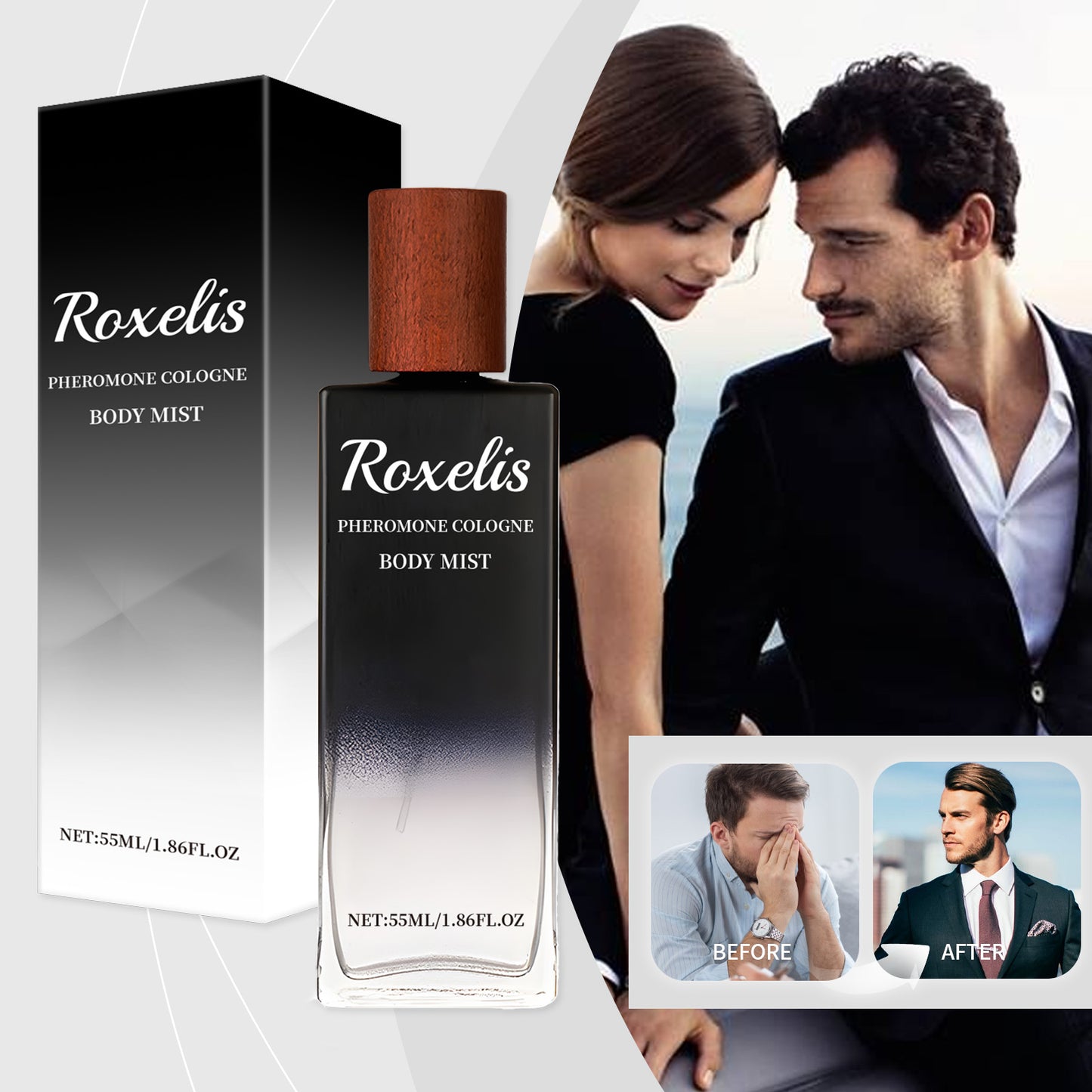Roxelis Strong Cologne Body Spray, Plant Extracts - Strong Elegant Scent - Cologne Body Spray - Premium Cologne from Concordia Style Boutique - Just $12.96! Shop now at Concordia Style Boutique
