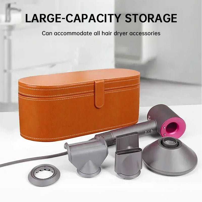 Portable PU - leather travel case for Dyson Supersonic, for storage, protection and dust - proofing. - Premium leather travel case from Concordia Style Boutique - Just $24.84! Shop now at Concordia Style Boutique