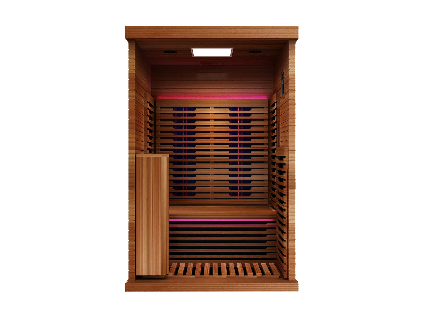 Peak Saunas Fuji 2-Person Full Spectrum Infrared Sauna with XL Medical-Grade Red Light Therapy & Smart WiFi App Control - Concordia Style Boutique