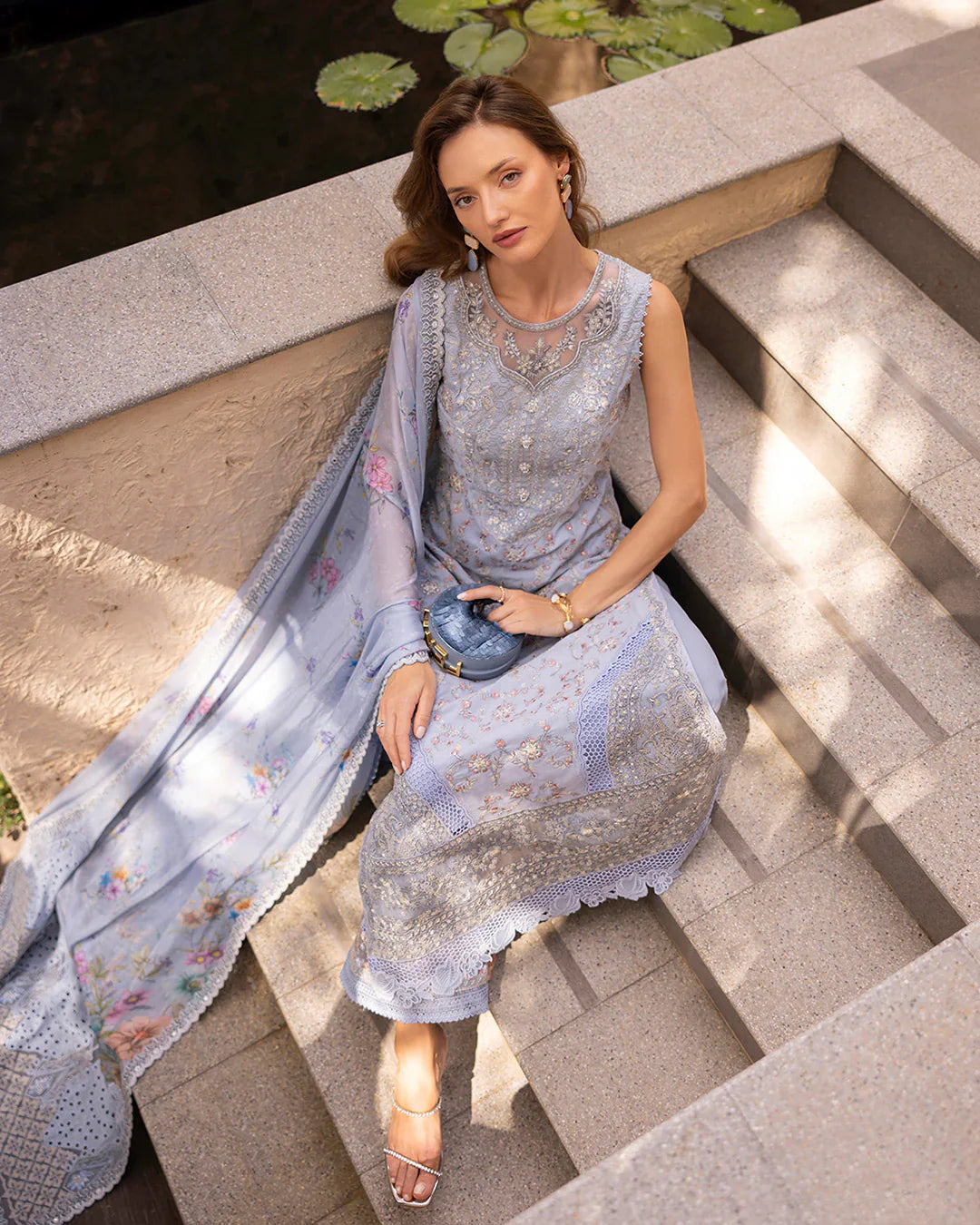 Faiza Saqlain - Liana Three Piece Embroided Lawn