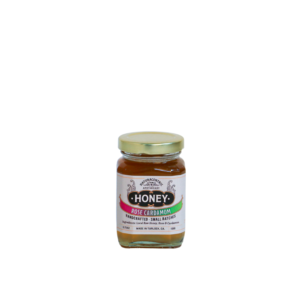 Rose Cardamom Infused Honey - Concordia Style Boutique