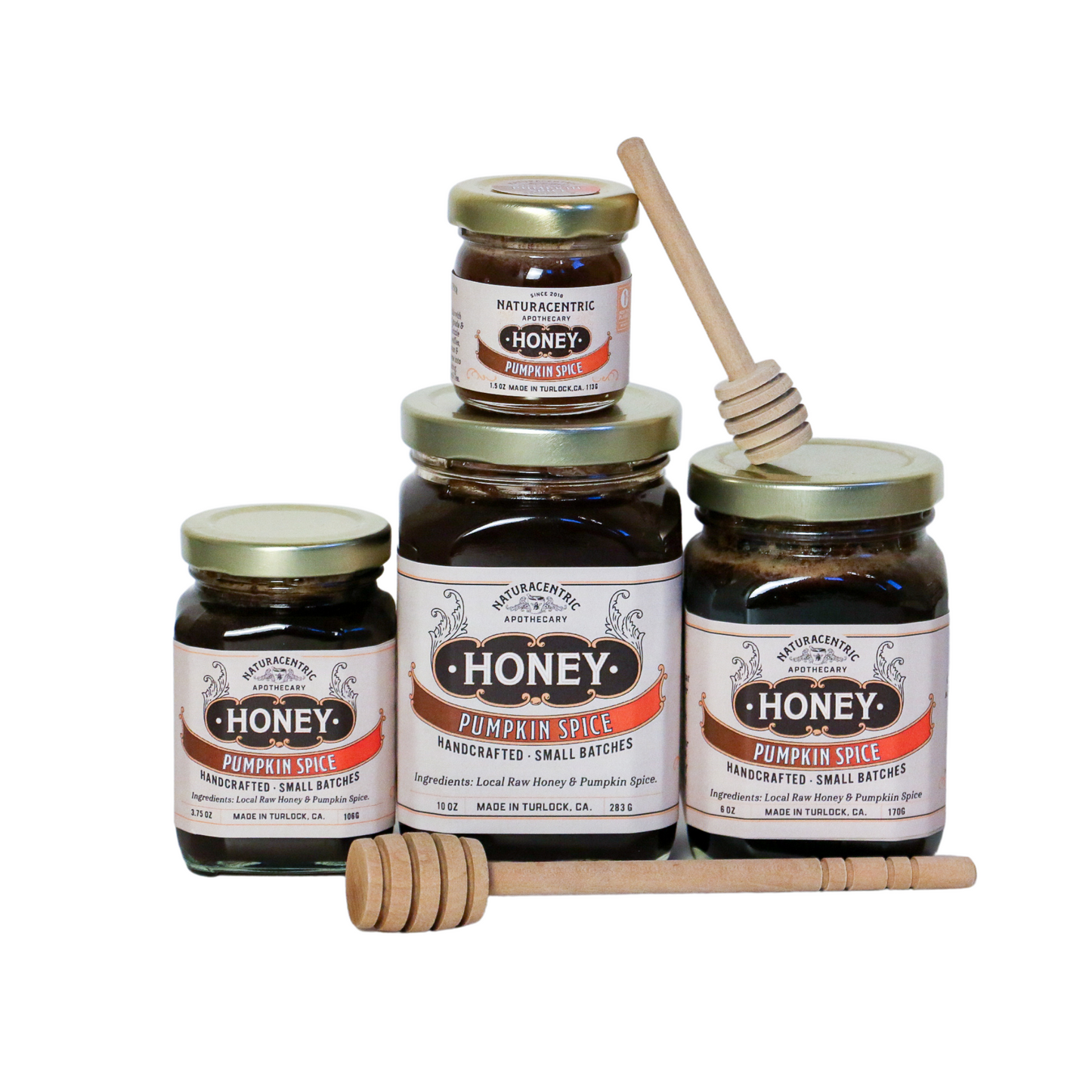 Pumpkin Spice Infused Local Raw Honey - Concordia Style Boutique