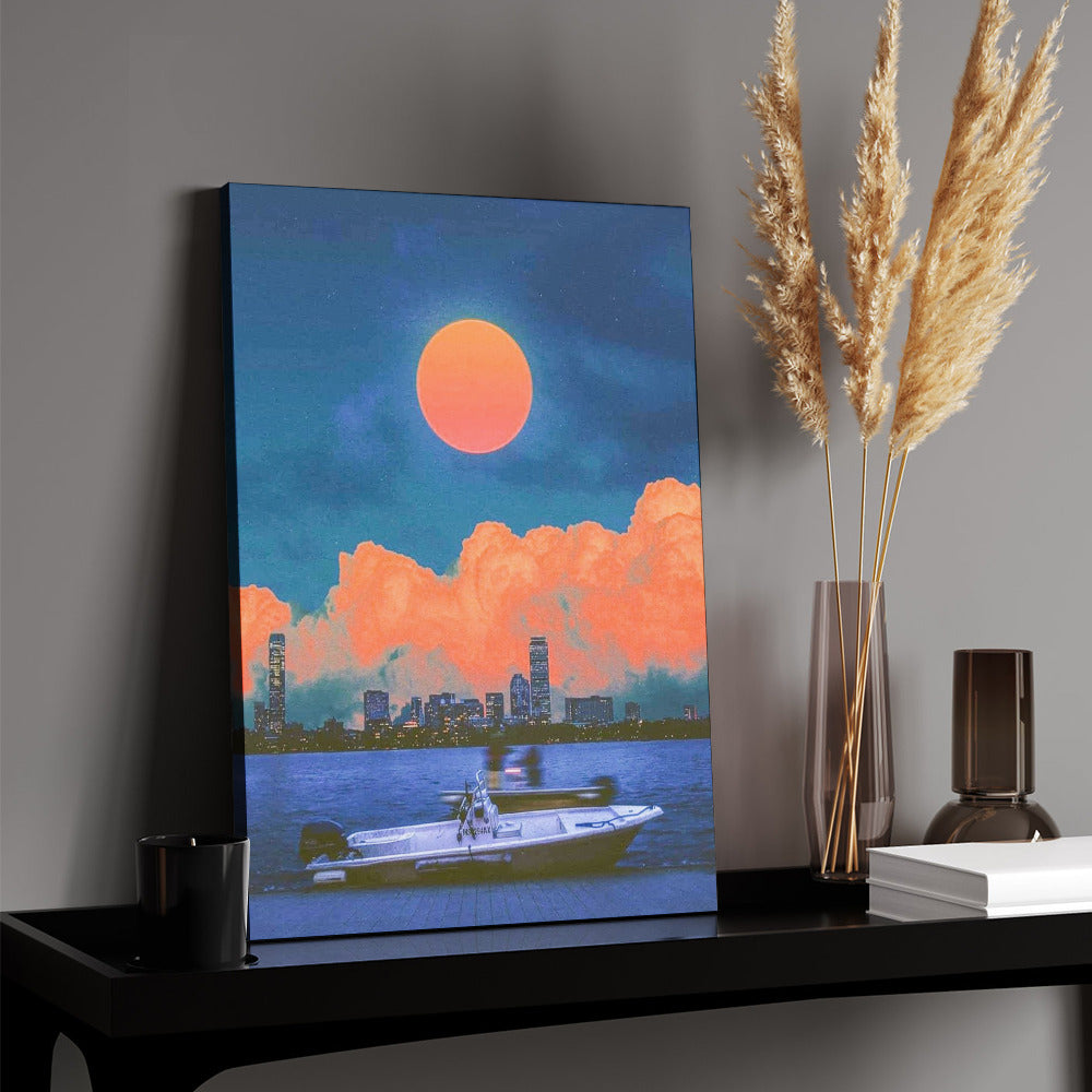 Canvas Print Multiple sizes Unframed & Framed (Vertical) -" Boat Ride" - Premium Artwork from Concordia Style Boutique - Just $55.98! Shop now at Concordia Style Boutique