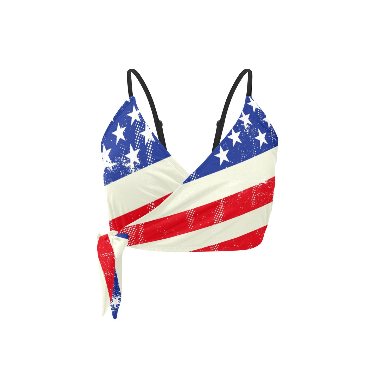 Knot Side Bikini Top - "Americana" - Premium Bikini Top from Concordia Style Boutique - Just $24.54! Shop now at Concordia Style Boutique