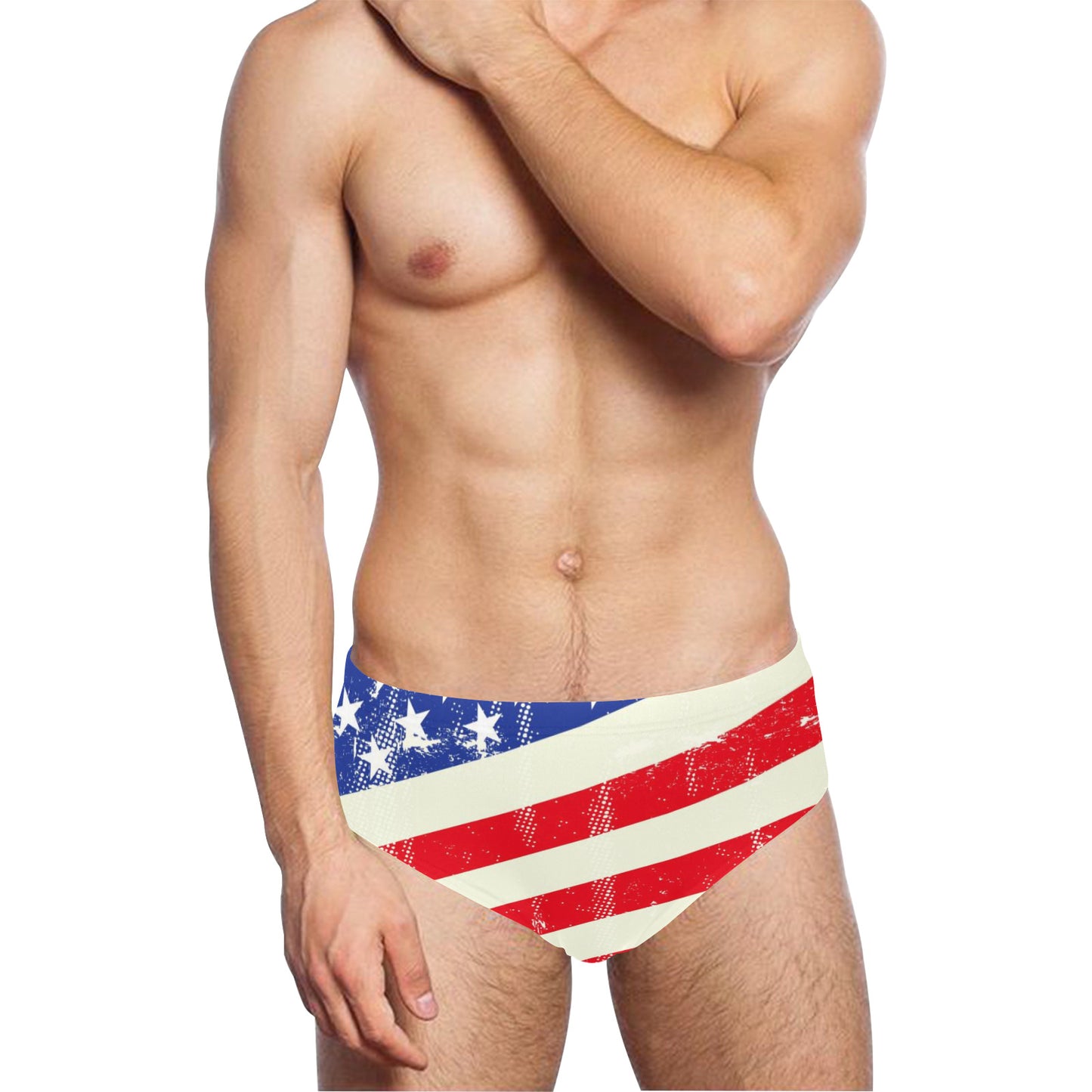 Men's Swimming Briefs - "Americana"" - Premium Swimming Briefs from Concordia Style Boutique - Just $25.10! Shop now at Concordia Style Boutique