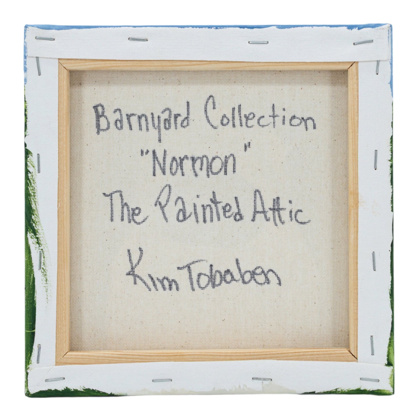 Normon The Sheep | 8 X 8 | Canvas Painting | The Pained Attic