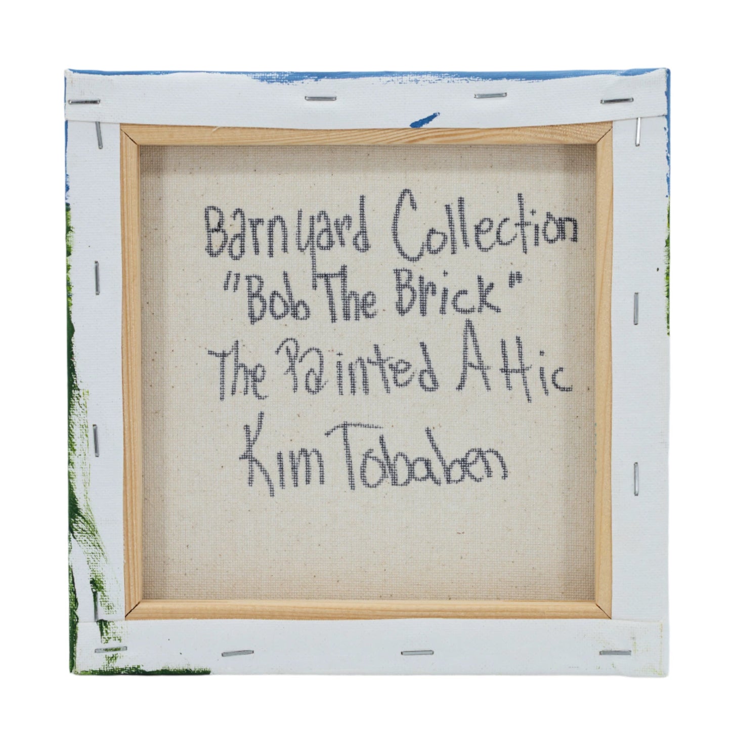 Bob the Brick Sheep | 8 X 8 | Canvas Painting | The Painted Attic