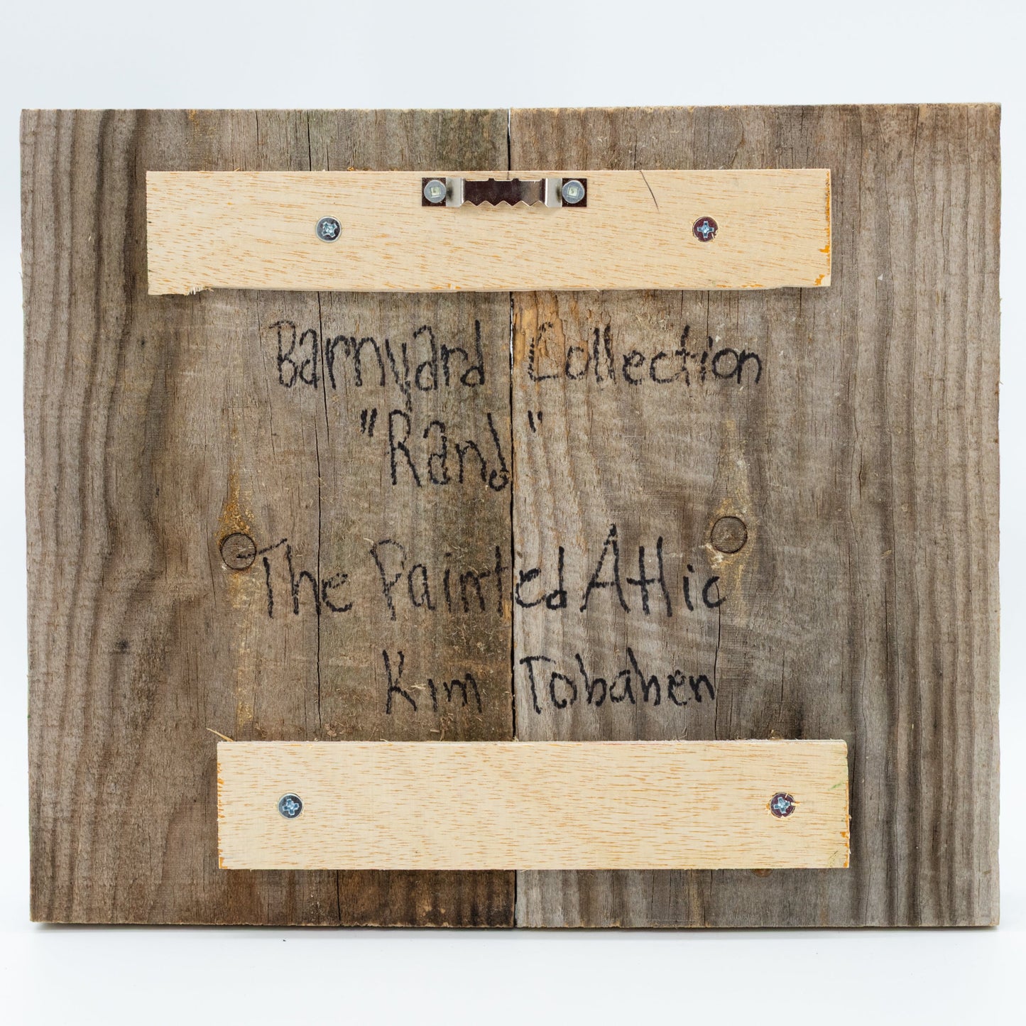 Rand the Sheep | 10.75 X 9 | Old Wood Canvas | The Painted Attic