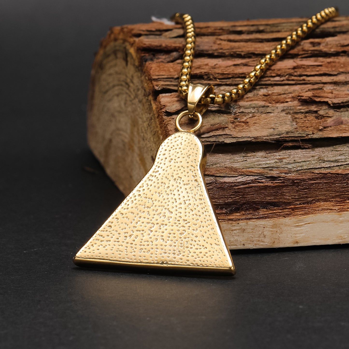 Hip Hop Ancient Egypt Horus Eye Pyramid Male Pendant Personality Cross Titanium Steel Necklace - Concordia Style Boutique