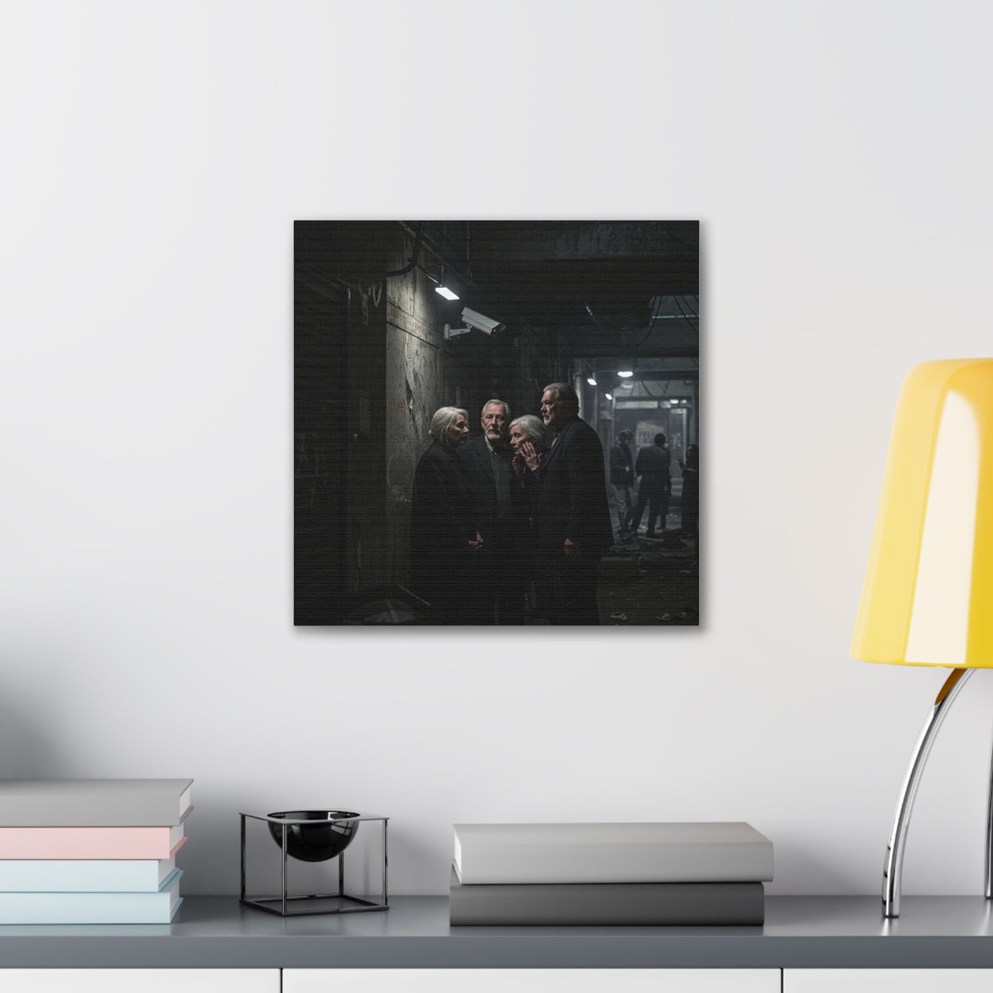 Mood-Infused Canvas Art Print - Urban Gathering Scene - Premium Canvas from Concordia Style Boutique - Just $62.45! Shop now at Concordia Style Boutique