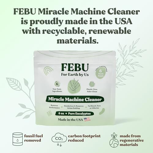 FEBU Multi-Use Machine Cleaner, Made in USA, 6 Oz - Concordia Style Boutique