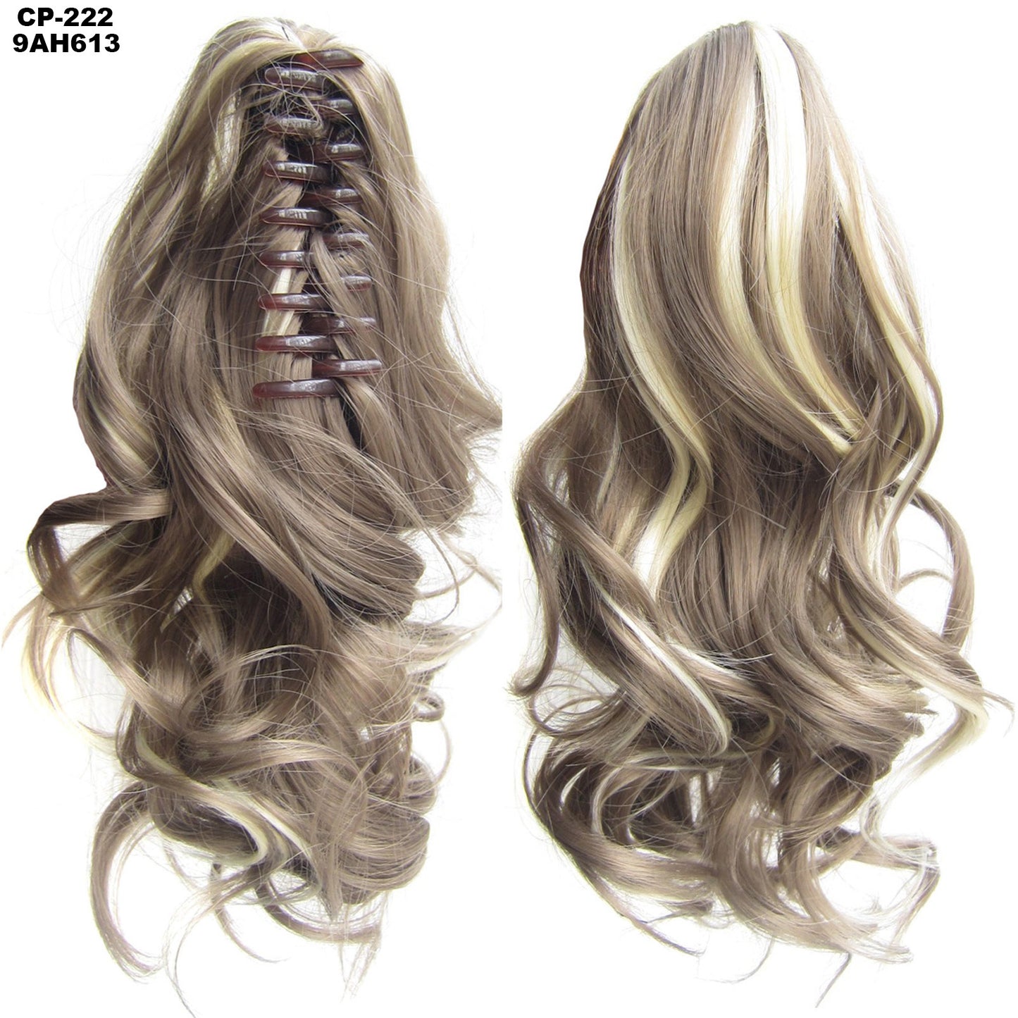 Long Wave Ponytail Wrap Around Ponytail - Clip In Hair Headwear - Gray Hairpiece Natural Extensions - Concordia Style Boutique