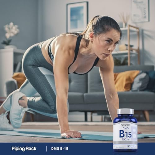 Piping Rock DMG Supplement | B15 | 150 mg | 180 Capsules | Non-GMO, Gluten Free - Concordia Style Boutique