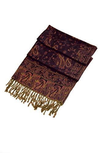 Sakkas Double Layer Jacquard Paisley Pashmina Shawl / Wrap / Stole - Concordia Style Boutique
