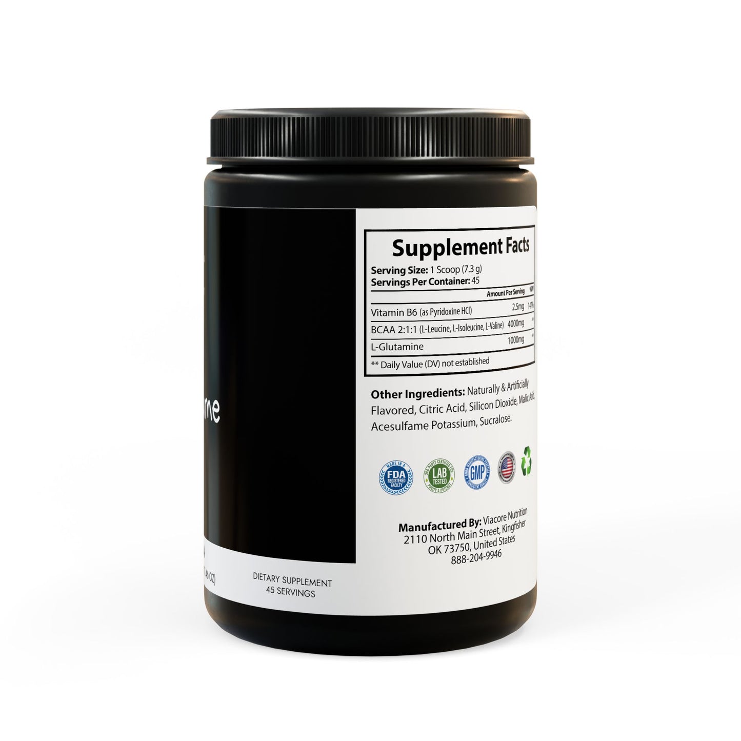 BCAA Supplement, Watermelon (325g, 11.46oz, 45 servings) - Concordia Style Boutique
