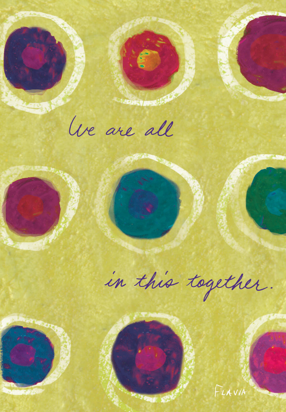 Together - a Flavia Weedn inspirational greeting card 4242-0006