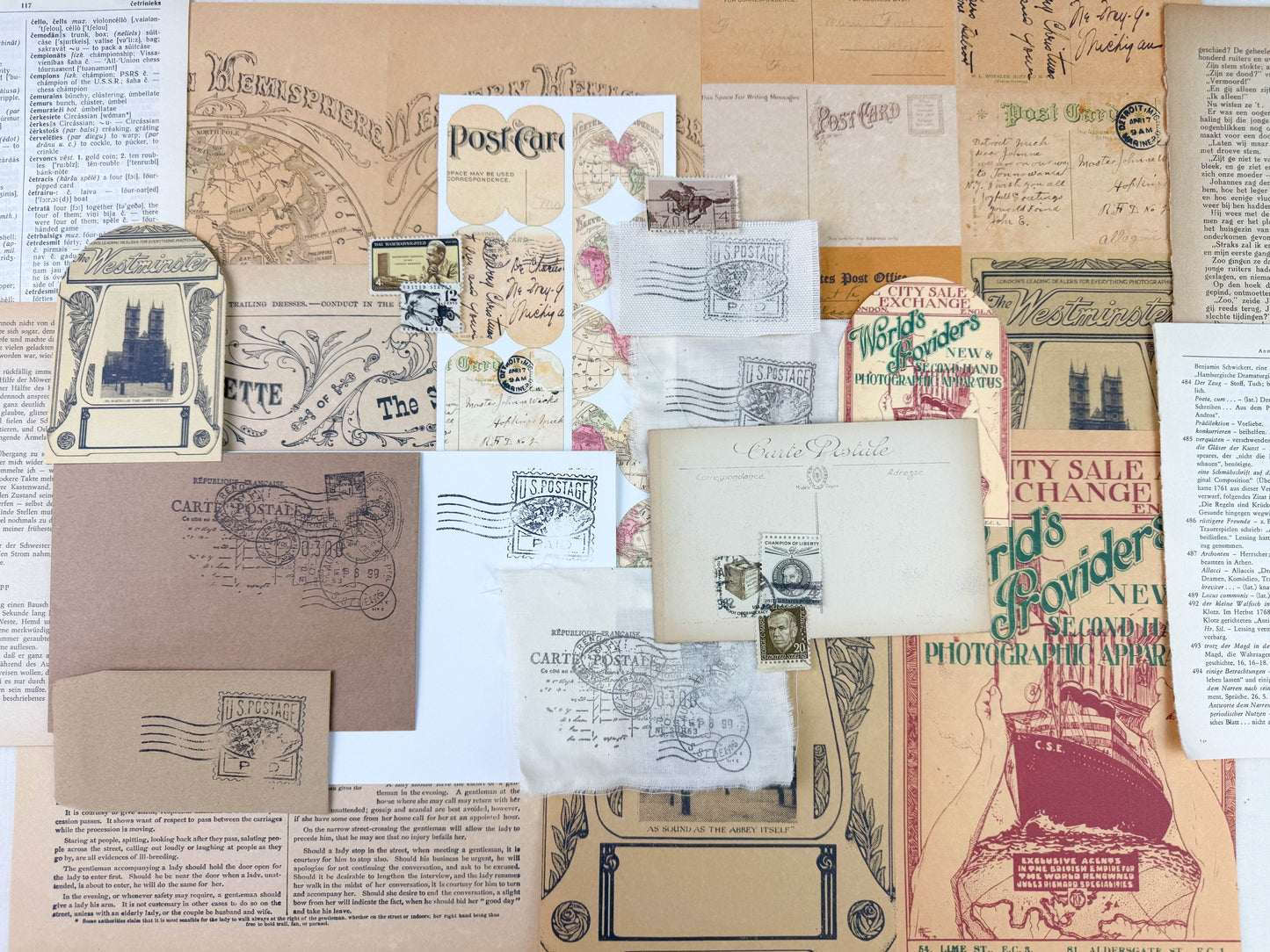 Foreign Travel Ephemera Kit - Concordia Style Boutique
