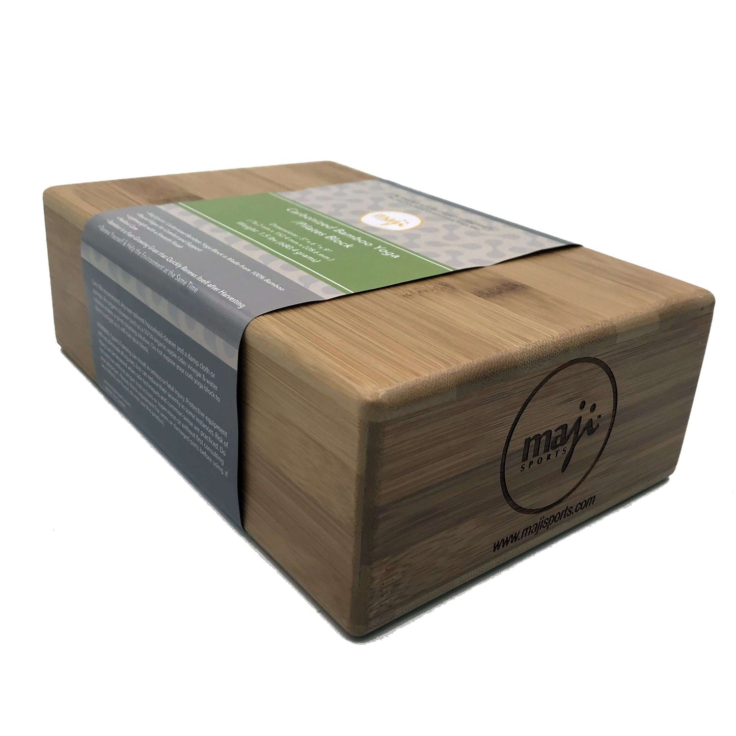 Carbonized Bamboo Yoga Block