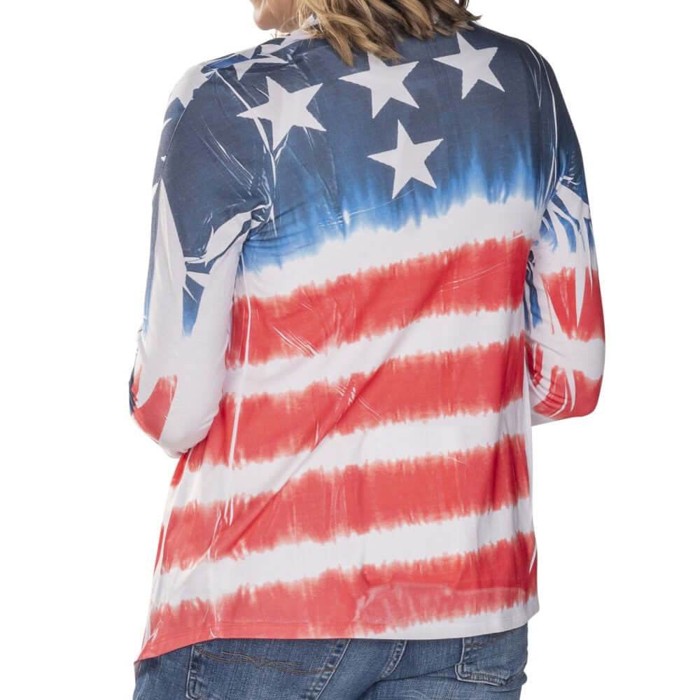 Women's Made in USA Stars and Stripes Cardigan - Concordia Style Boutique