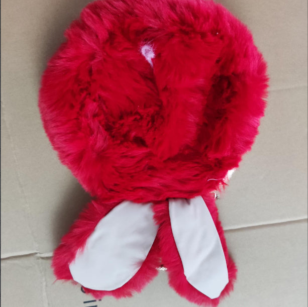 Plush Faux Rabbit Fur Bag with Clip - Concordia Style Boutique