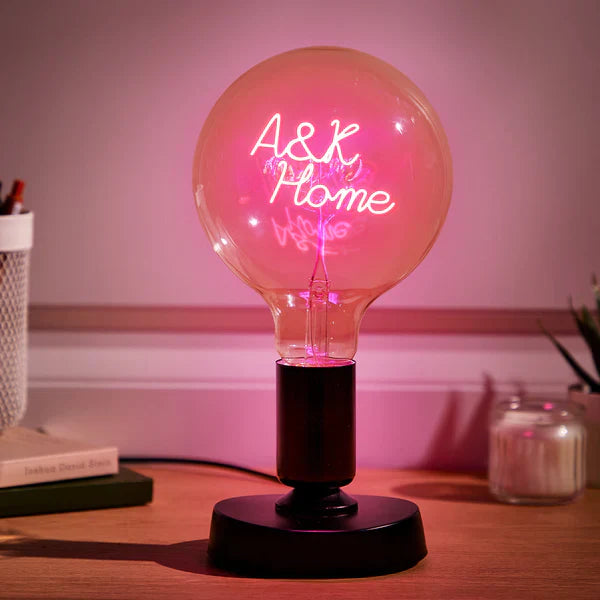Personalized Custom Vintage Edison Led Filament Modeling Lamp with Custom Text - Soft Light Bulbs- Decorative Colorful Lights Led - Personalized Gift - Premium Lamp from Concordia Style Boutique - Just $25.20! Shop now at Concordia Style Boutique