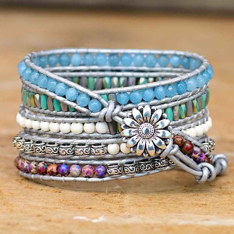 Hand-woven Stone Bead Watch – European and American Popular Accessories