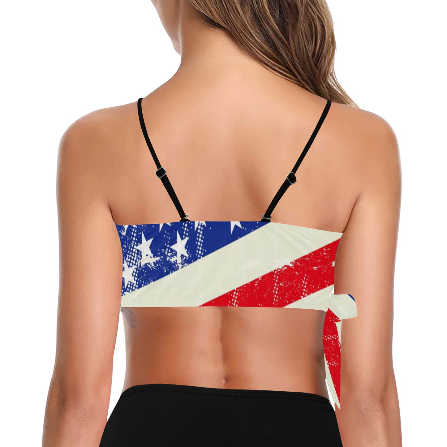 Knot Side Bikini Top - "Americana" - Premium Bikini Top from Concordia Style Boutique - Just $24.54! Shop now at Concordia Style Boutique