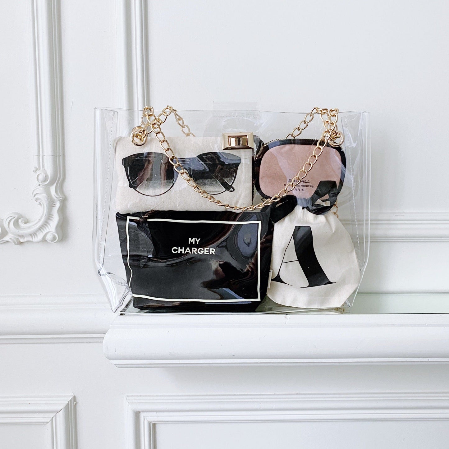 Charger Pouch, Black - Concordia Style Boutique
