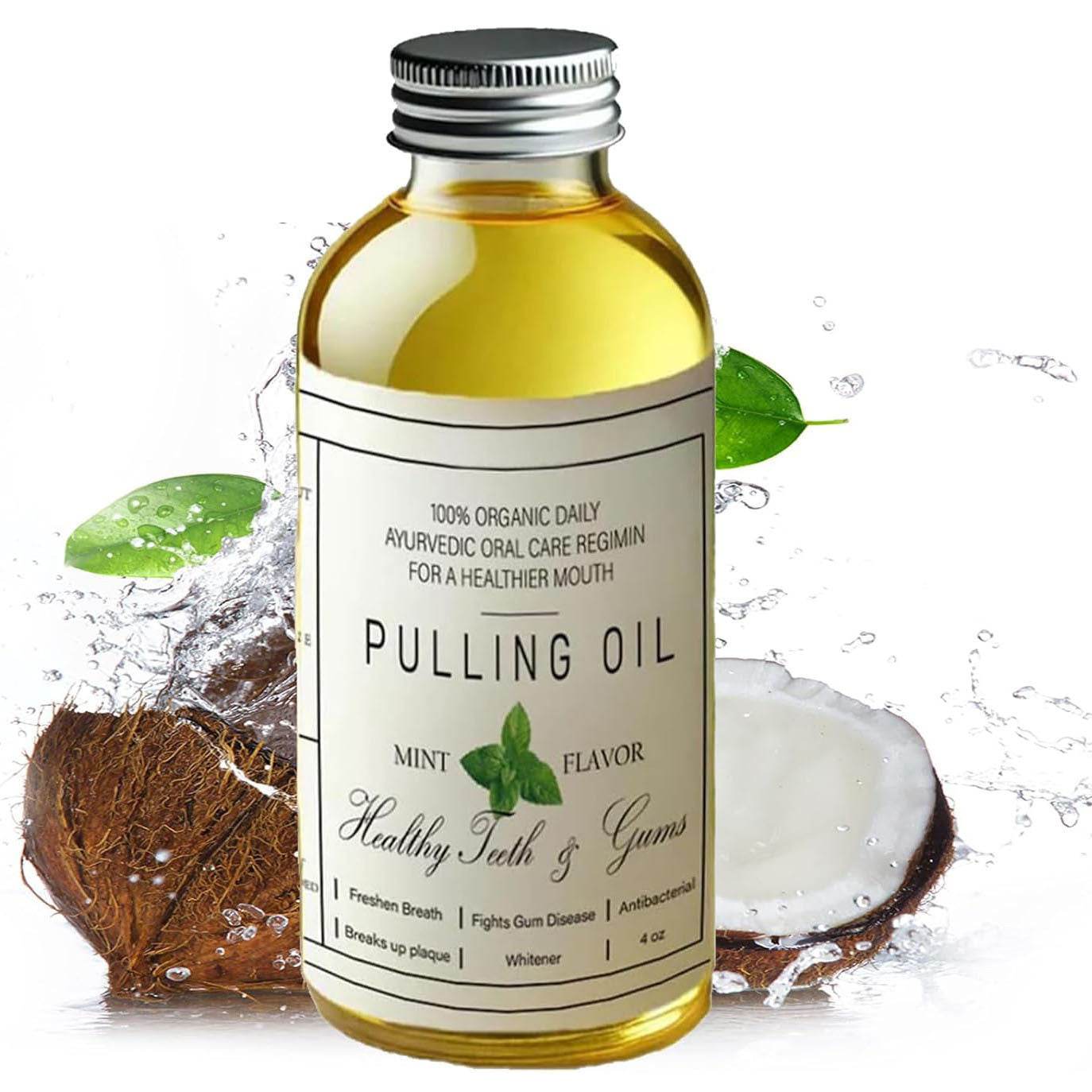 Organic Coconut Mouthwash - Oil Mint Flavor - Concordia Style Boutique