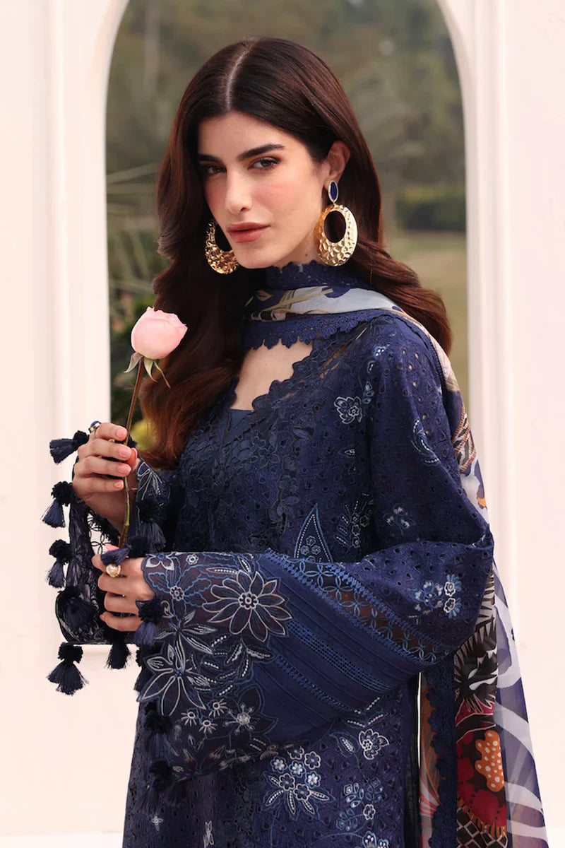 Baroque - BEL-25-D07 3 Piece Embroidered Stitched Lawn Suit