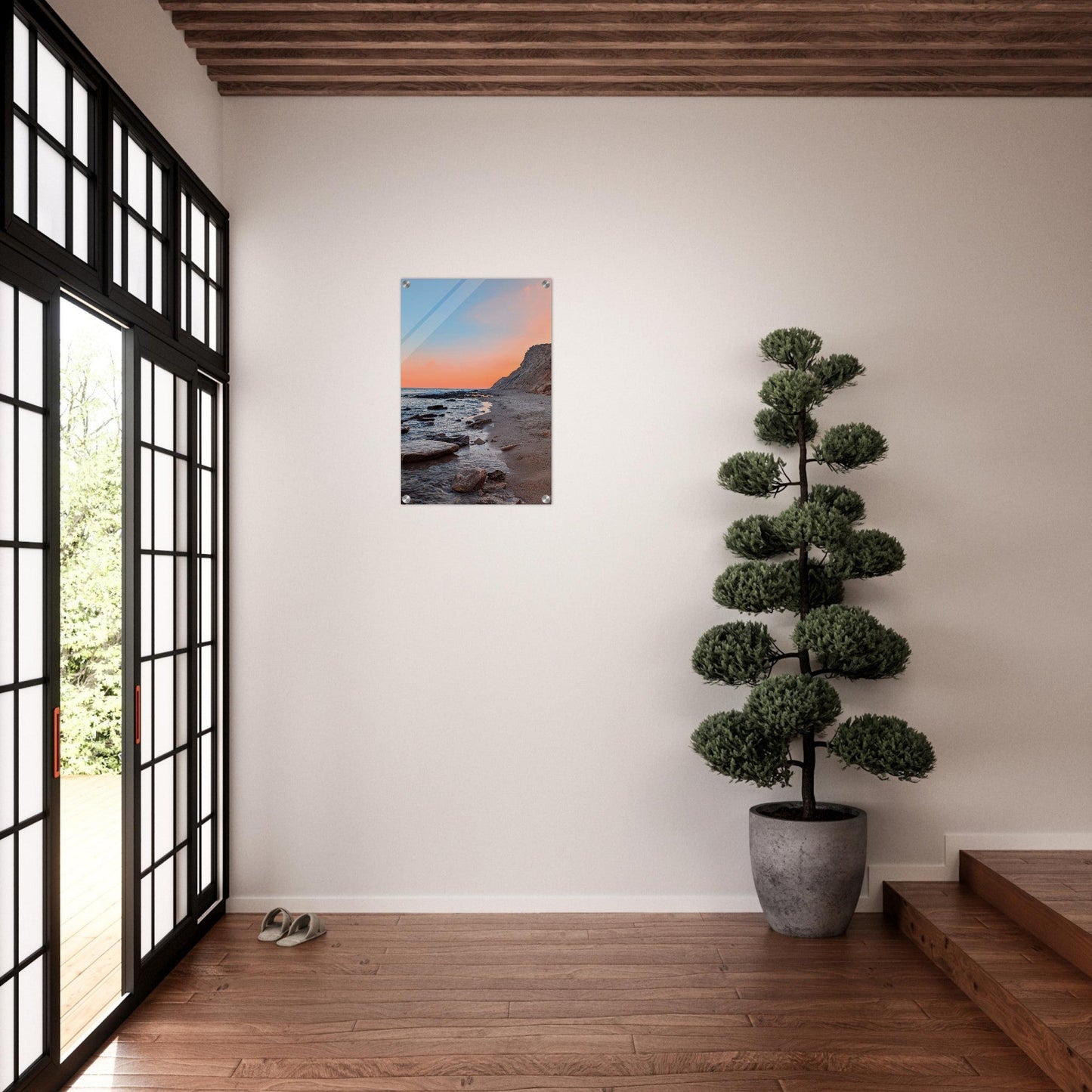 "Mediterranean Sunset" - Acrylic Print
