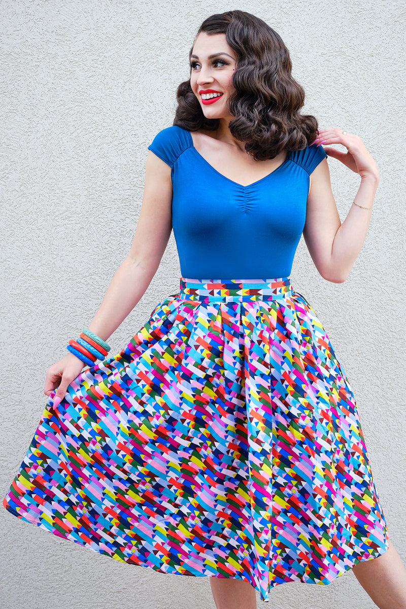 Isabel Top in Peacock Blue - Concordia Style Boutique